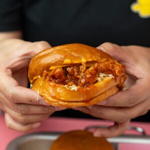 Caramelized Chicken Burger